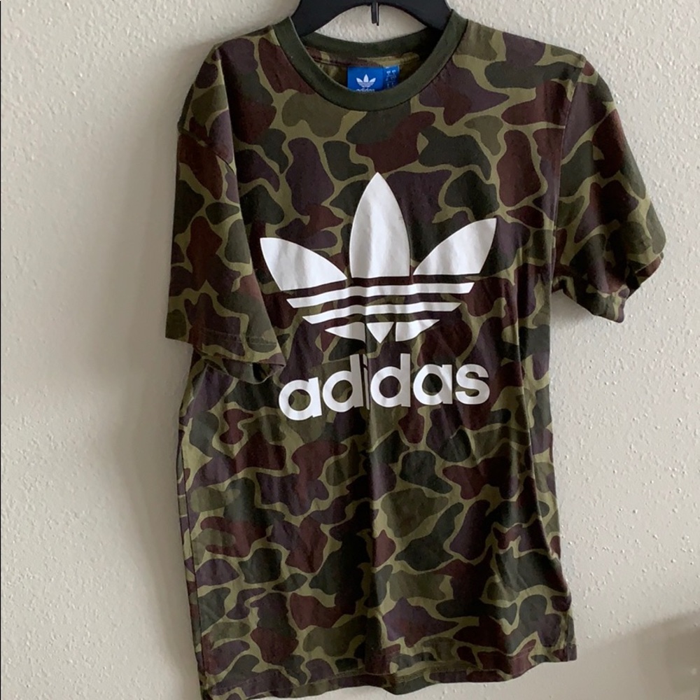 Adidas camo T shirt